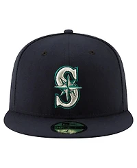 New Era Men's Navy Seattle Mariners 2025 Mlb Little League Classic 59FIFTY Fitted Hat