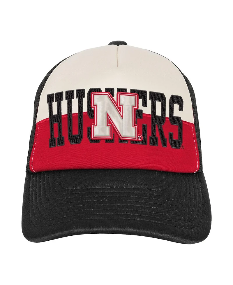 Outerstuff Big Boys and Girls Scarlet/Cream Nebraska Huskers Modern Fan Trucker Adjustable Hat