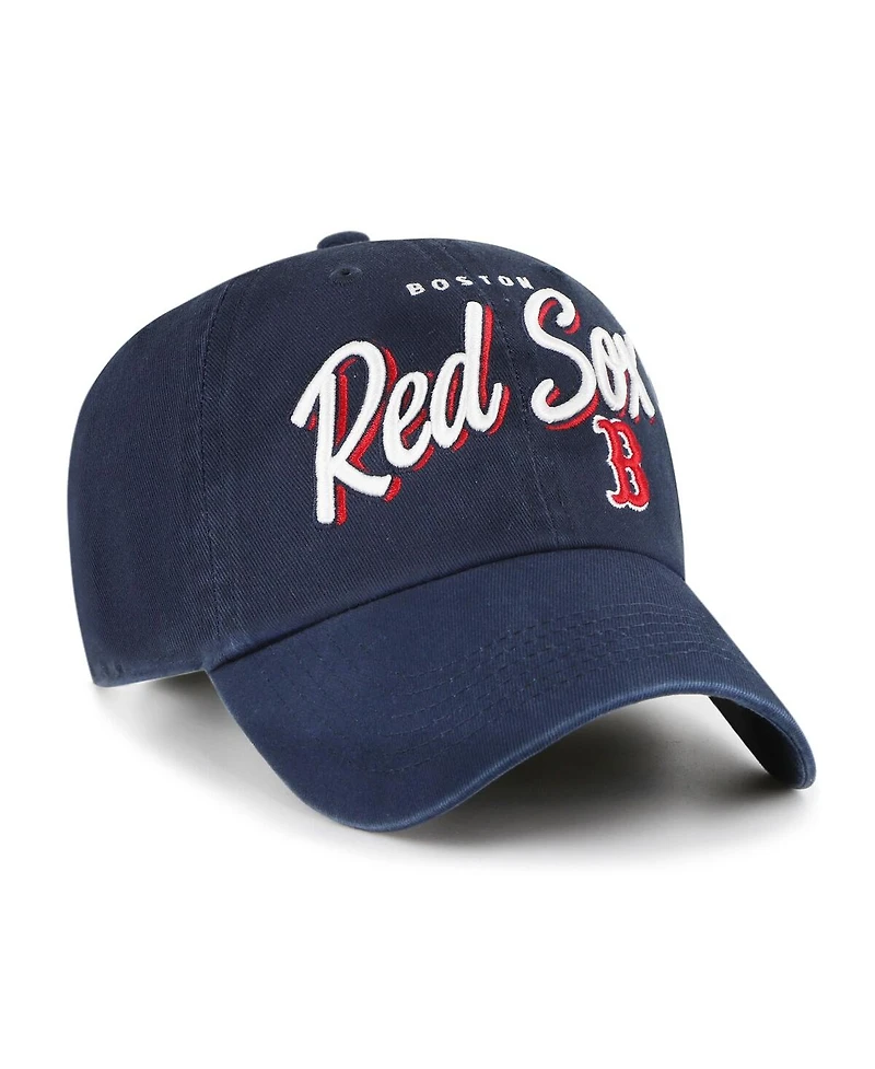 '47 Brand Women's Navy Boston Red Sox Ariana Clean Up Adjustable Hat
