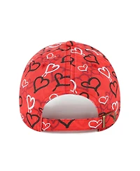 '47 Brand Girls Toddler Scarlet San Francisco 49ers Mural Clean Up Adjustable Hat