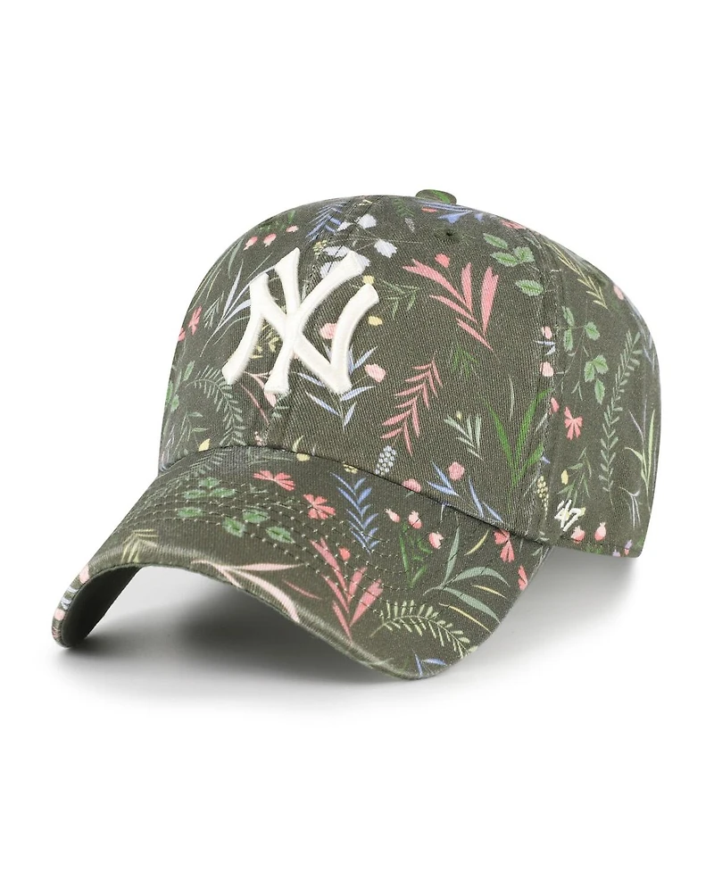 '47 Brand Women's Olive New York Yankees Moss Verbena Clean Up Adjustable Hat