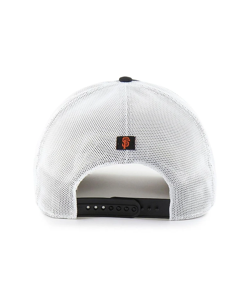 '47 Brand Men's Black San Francisco Giants Brrr Downburst Mesh Hitch Adjustable Hat
