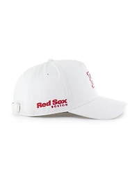 '47 Brand Men's White Boston Red Sox Foundational Pinch Offside Adjustable Hat