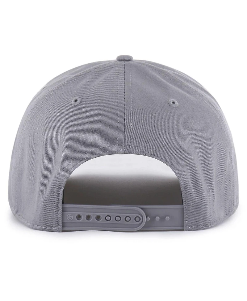 '47 Brand Men's Gray Milwaukee Brewers Foundational Hitch Adjustable Hat