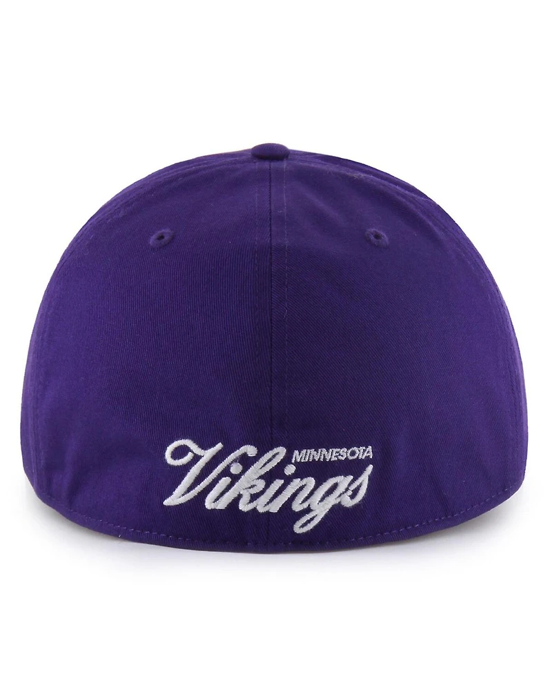 '47 Brand Men's Purple Minnesota Vikings Foundational Franchise Fitted Hat