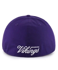 '47 Brand Men's Purple Minnesota Vikings Foundational Franchise Fitted Hat
