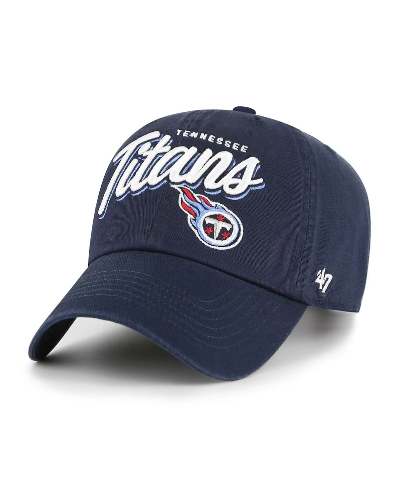 '47 Brand Women's Navy Tennessee Titans Ariana Clean Up Adjustable Hat