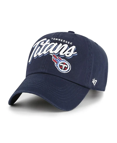 '47 Brand Women's Navy Tennessee Titans Ariana Clean Up Adjustable Hat