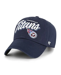 '47 Brand Women's Navy Tennessee Titans Ariana Clean Up Adjustable Hat