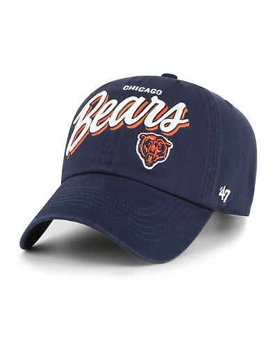 '47 Brand Women's Navy Chicago Bears Ariana Clean Up Adjustable Hat