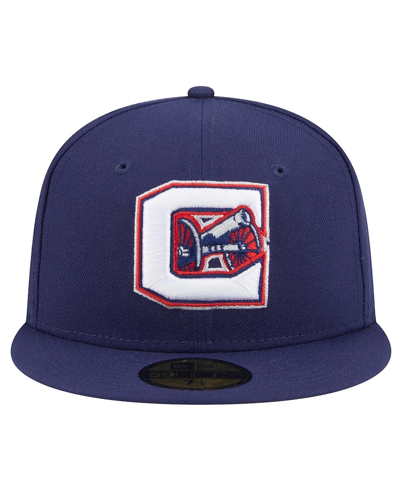 New Era Men's Navy Columbus Blue Jackets Deceptor 59FIFTY Fitted Hat
