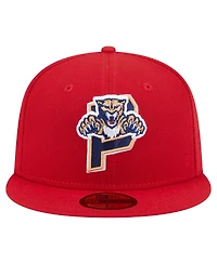 New Era Men's Red Florida Panthers Deceptor 59FIFTY Fitted Hat