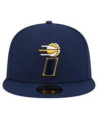 New Era Men's Navy Indiana Pacers Deceptor 59FIFTY Fitted Hat