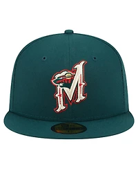 New Era Men's Green Minnesota Wild Deceptor 59FIFTY Fitted Hat