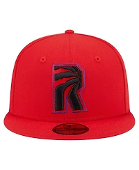 New Era Men's Red Toronto Raptors Deceptor 59FIFTY Fitted Hat