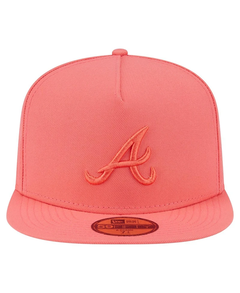 New Era Men's Atlanta Braves Color Pack A-Frame 59FIFTY Fitted Hat