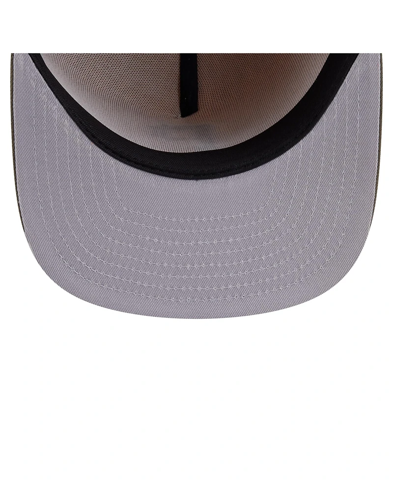 New Era Men's Light Beige/Olive Pittsburgh Pirates Two-Tone Color Pack A-Frame 59FIFTY Fitted Hat