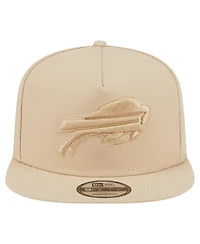 New Era Men's Light Beige Buffalo Bills Color Pack A-Frame 9FIFTY Snapback Hat