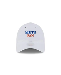 New Era Women's White New York Mets Team Fan 9TWENTY Adjustable Hat
