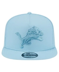 New Era Men's Light Blue Detroit Lions Color Pack A-Frame 9FIFTY Snapback Hat