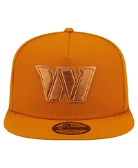 New Era Men's Brown Washington Commanders Color Pack A-Frame 9FIFTY Snapback Hat