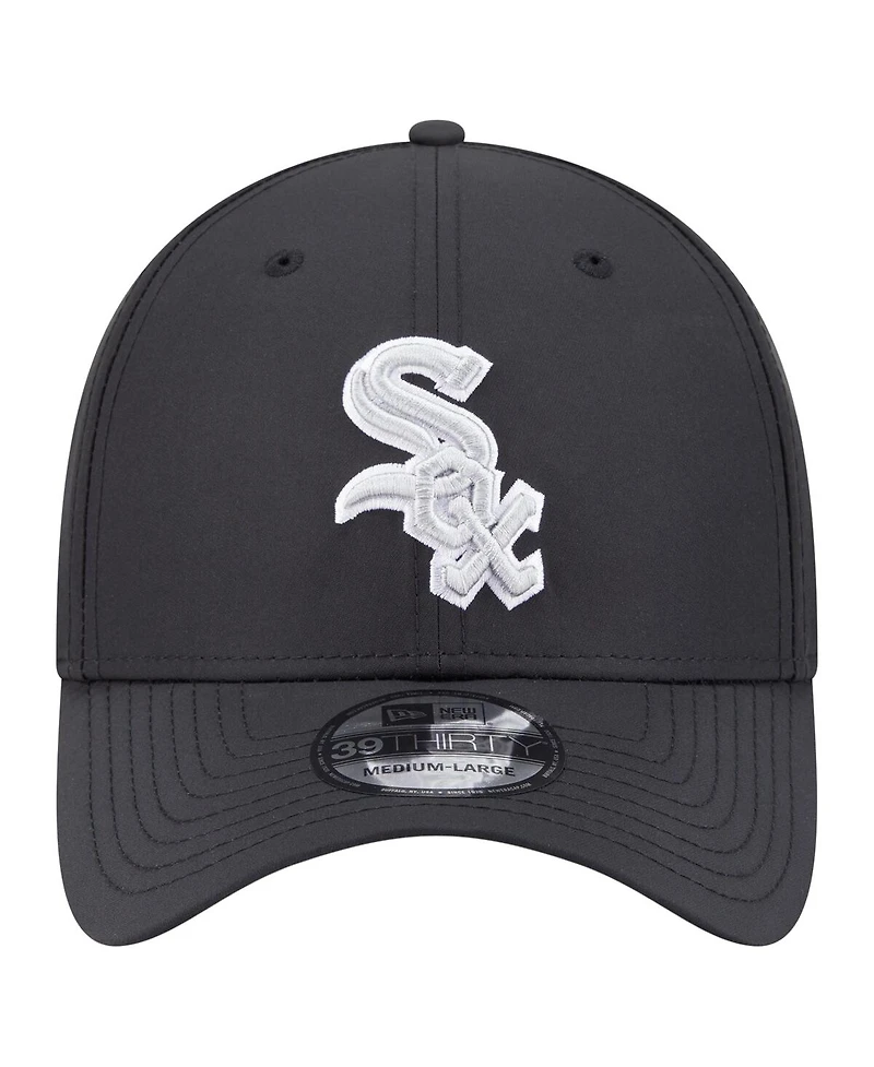 New Era Men's Black Chicago White Sox Night 39THIRTY Flex Hat
