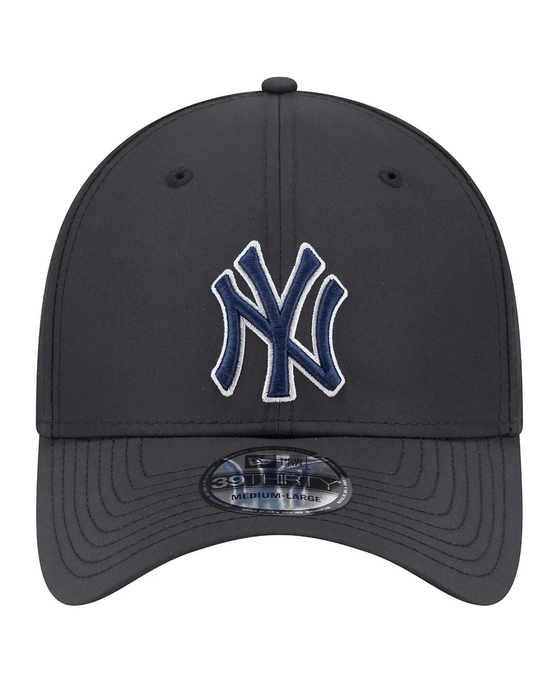 New Era Men's Black York Yankees Night 39THIRTY Flex Hat