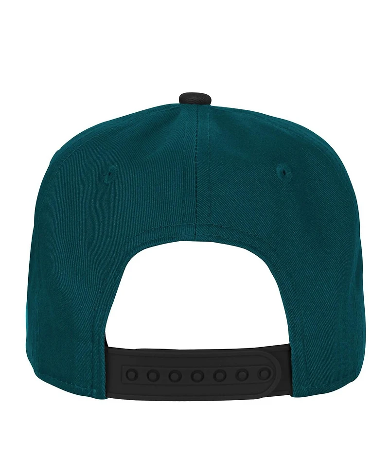 Outerstuff Big Boys and Girls Midnight Green Philadelphia Eagles Essentials Adjustable Hat