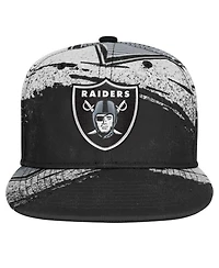 Outerstuff Big Boys and Girls Black Las Vegas Raiders Make Noise Adjustable Hat