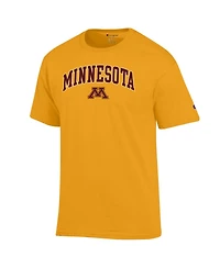 Champion Men's Gold Minnesota Golden Gophers Arch Over Logo T-Shirt