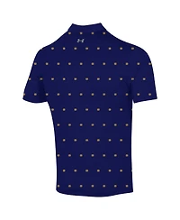 Under Armour Men's Navy Notre Dame Fighting Irish Gameday ArmourFuse Polo Shirt