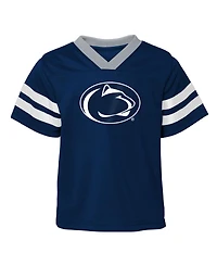 Outerstuff Toddler 2-Piece Navy/Gray Penn State Nittany Lions Red Zone V-Neck Top and Pants Set