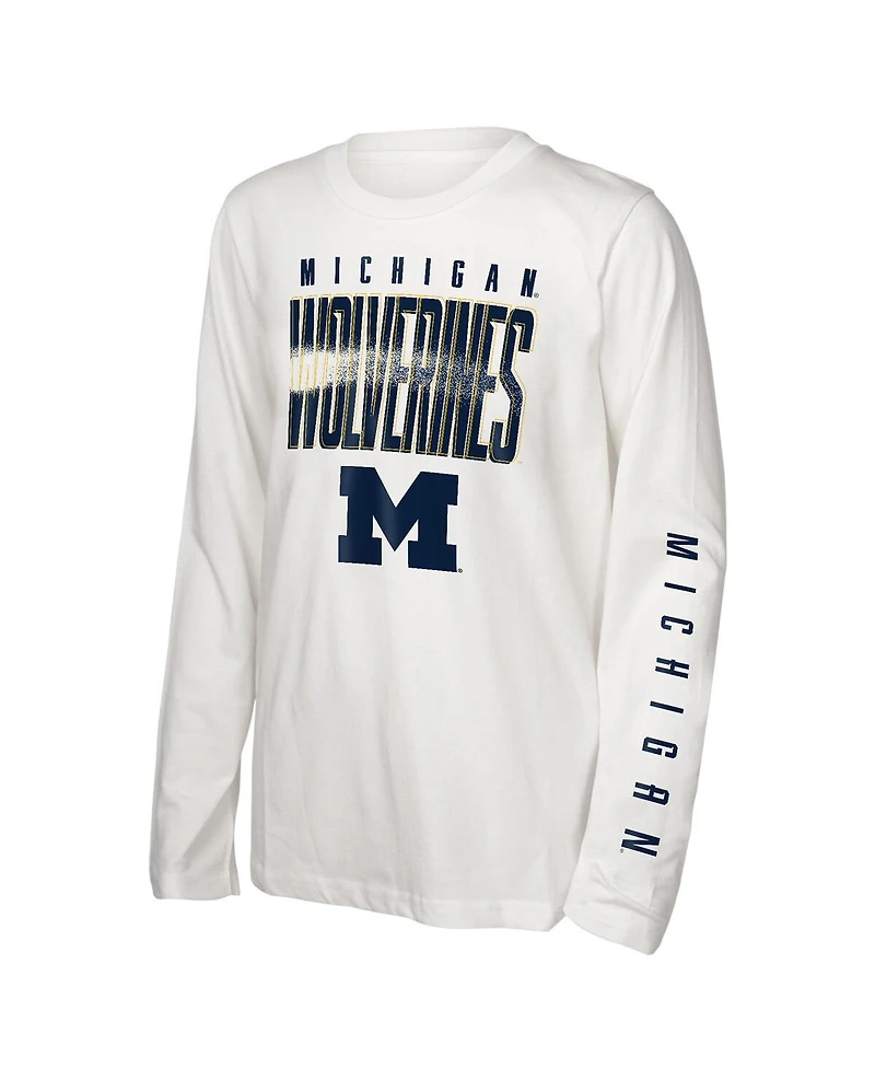Outerstuff Preschool 2-Piece Michigan Wolverines Mix 3-in-1 Combo T-Shirt Set