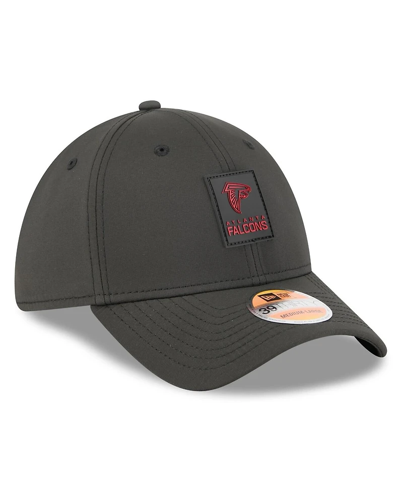 New Era Men's Black Atlanta Falcons 2025 Sideline 39THIRTY Flex Hat