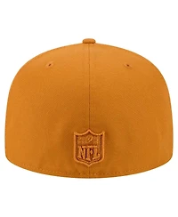 New Era Men's Brown Baltimore Ravens Color Pack A-Frame 59FIFTY Fitted Hat