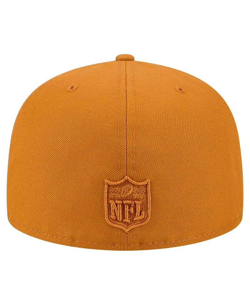 New Era Men's Brown Chicago Bears Color Pack A-Frame 59FIFTY Fitted Hat