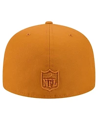 New Era Men's Brown Chicago Bears Color Pack A-Frame 59FIFTY Fitted Hat