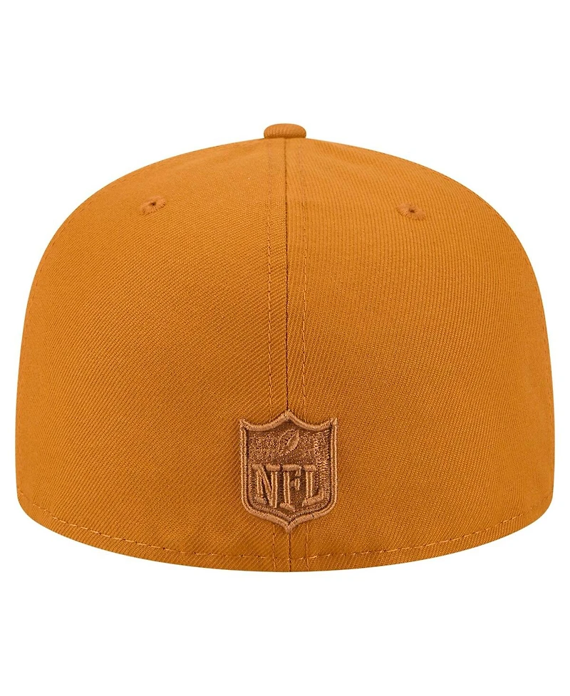 New Era Men's Brown Cleveland Browns Color Pack A-Frame 59FIFTY Fitted Hat