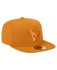New Era Men's Brown Houston Texans Color Pack A-Frame 59FIFTY Fitted Hat