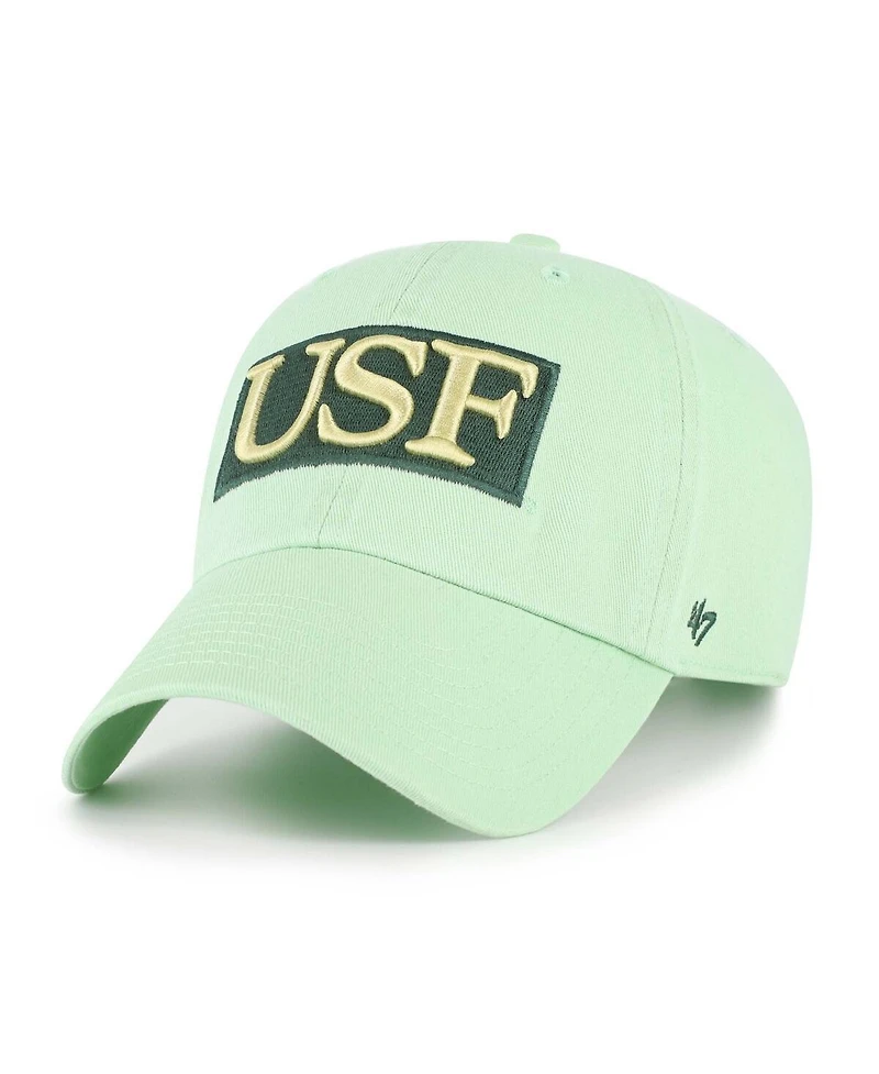 '47 Brand Men's Light Green South Florida Bulls Clean Up Adjustable Hat