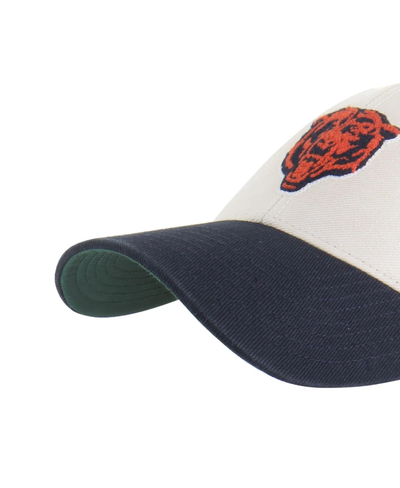 '47 Brand Men's Cream/Navy Chicago Bears Fairfield Mvp Throwback Adjustable Hat