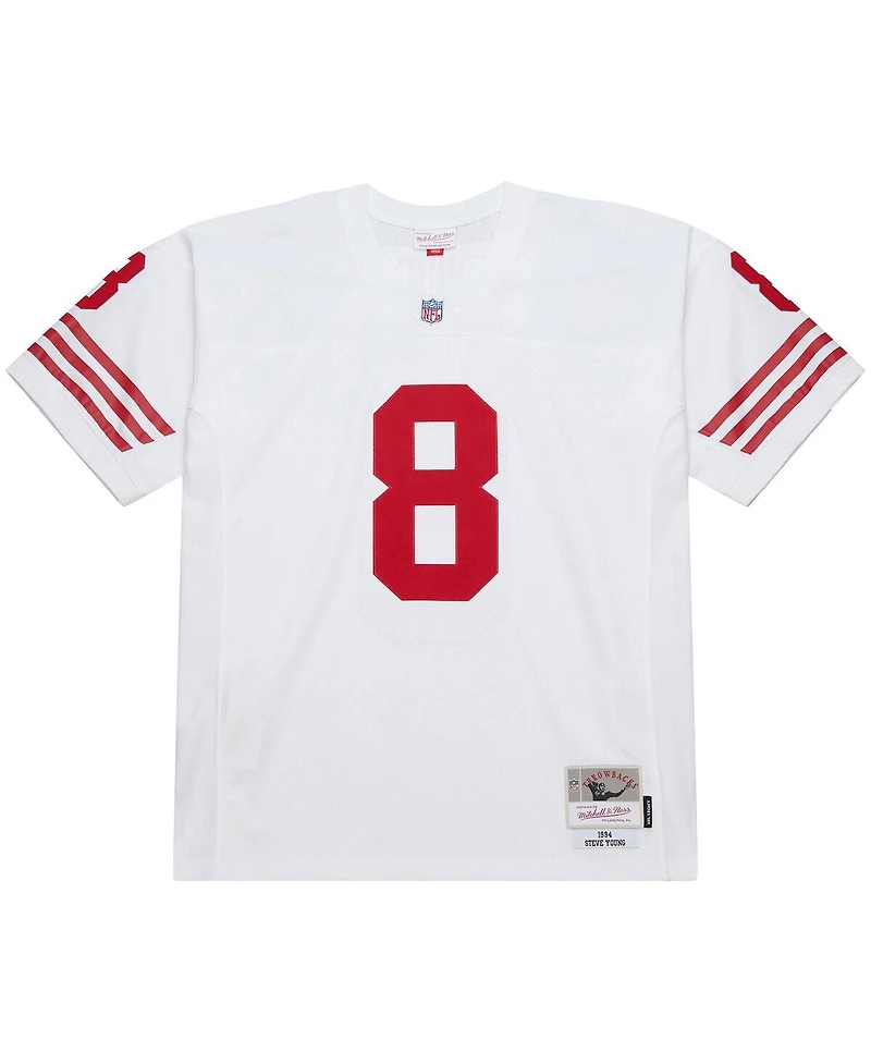Mitchell Ness Men's Steve Young White San Francisco 49ers 1994 Legacy Replica Jersey