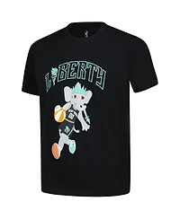 Outerstuff Big Boys and Girls Black New York Liberty Ellie Dribble T-Shirt