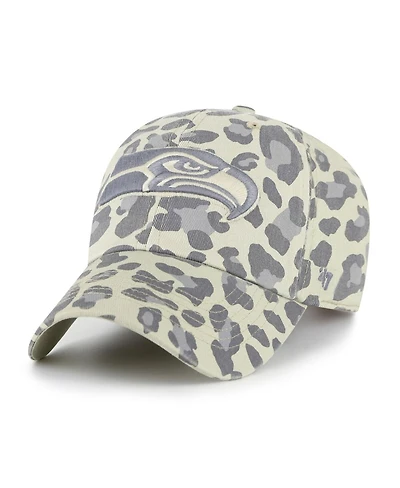 '47 Brand Women's Gray Seattle Seahawks Bagheera Clean Up Adjustable Hat