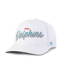 47 Brand Men's White Miami Dolphins Brrr Fairway Hitch Adjustable Hat
