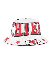 '47 Brand Women's White Kansas City Chiefs Energize Bucket Hat