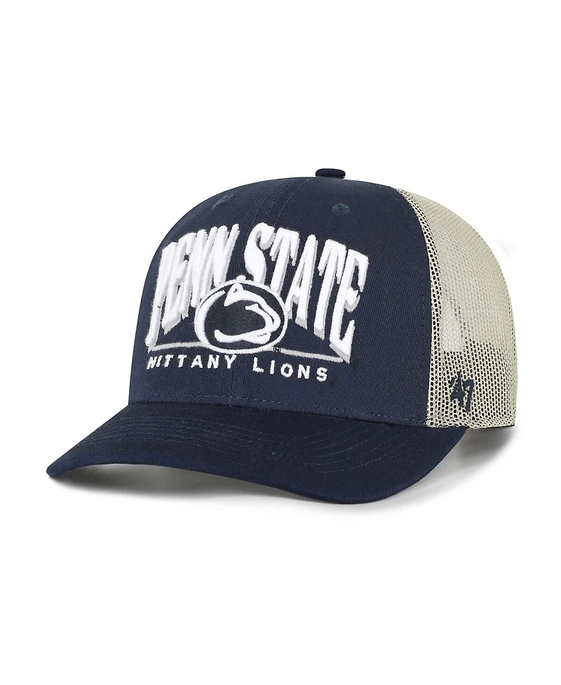 '47 Brand Men's Navy Penn State Nittany Lions Arid Adjustable Trucker Hat