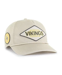 '47 Brand Men's Khaki Minnesota Vikings Cairn Hitch Adjustable Hat