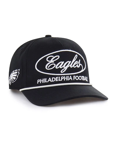 '47 Brand Men's Black Philadelphia Eagles Foundational Hitch Adjustable Hat
