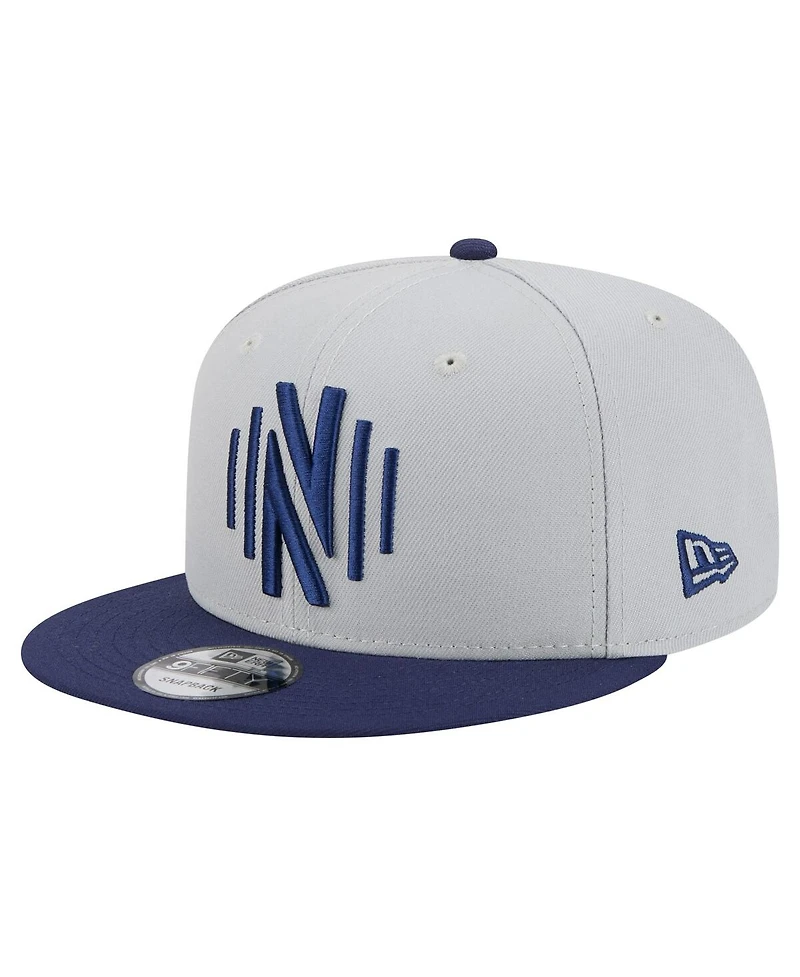 New Era Men's Gray Nashville Sc Color Pack Two-Tone 9FIFTY Snapback Hat
